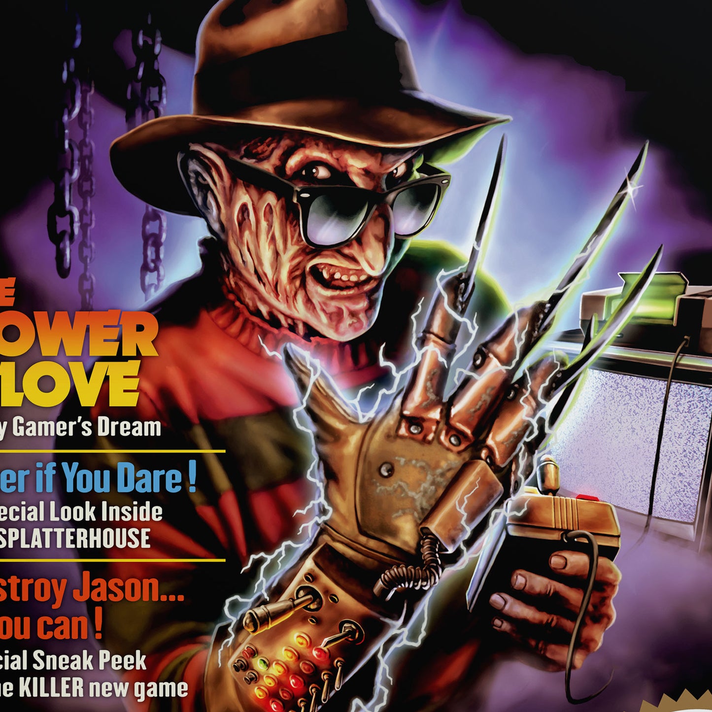 Final Nightmare Power Glove 11"x14" Print