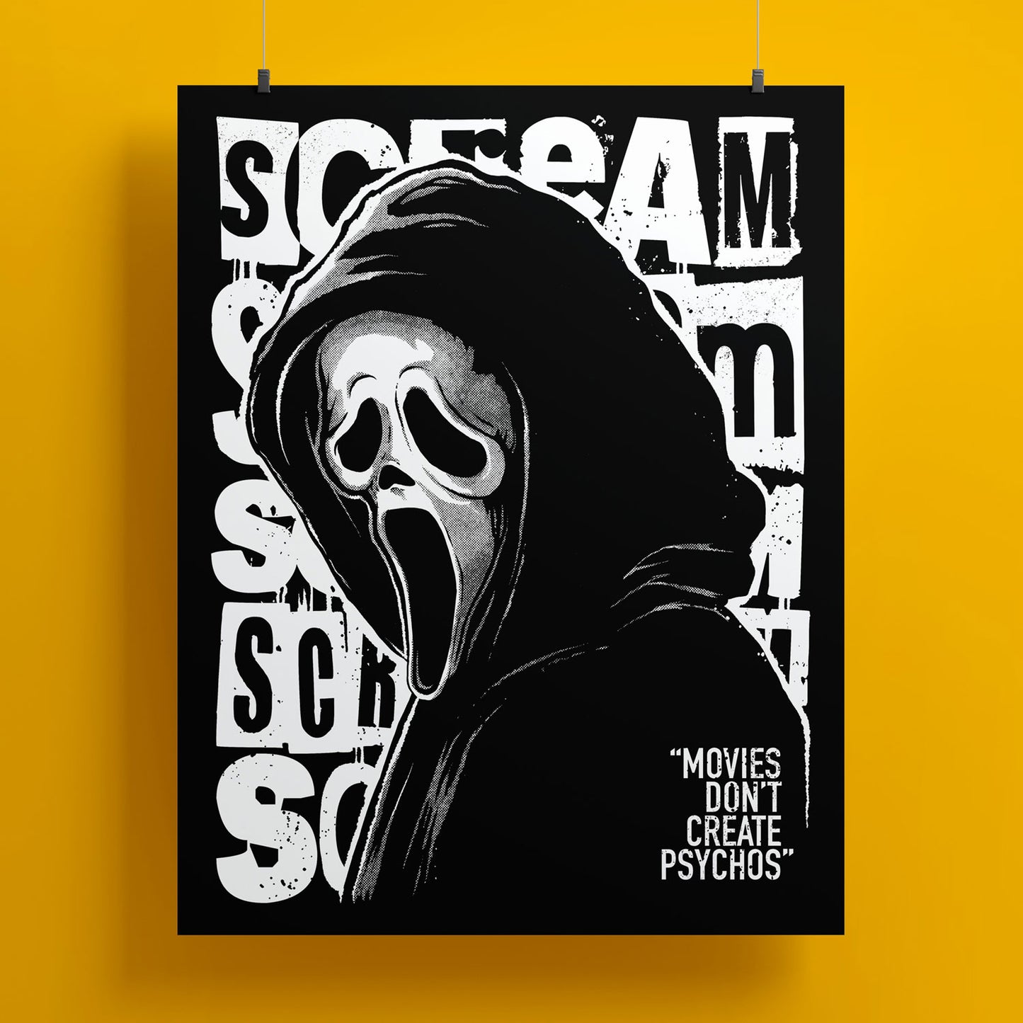 Movies Don't Create Psychos 11"x14" Print