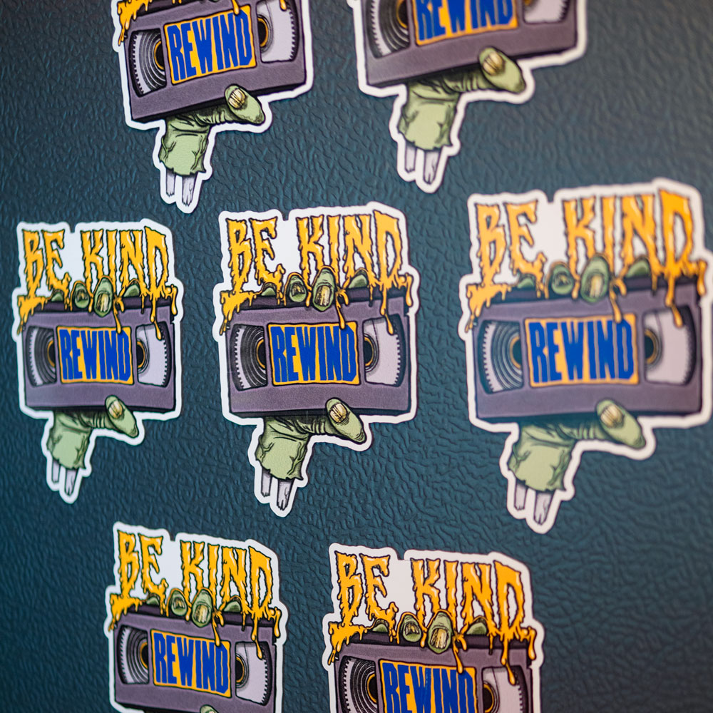 Be Kind, Rewind Fridge Magnet