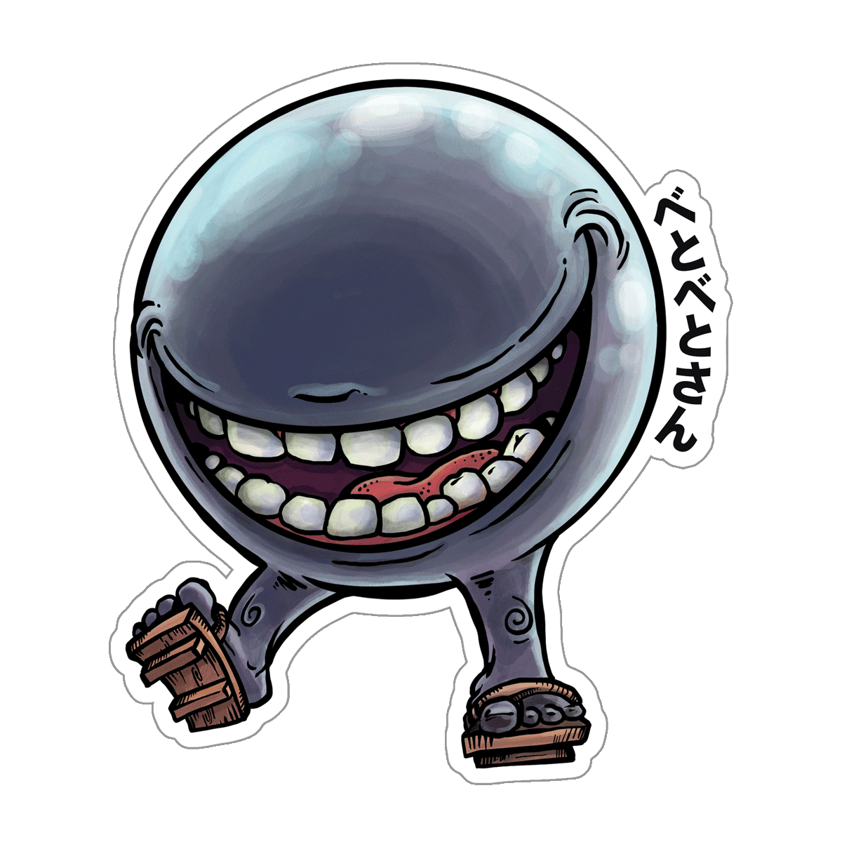 Betobetosan "Mr. Footsteps" Yokai Sticker