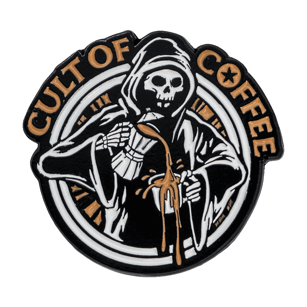 Cult of Coffee Enamel Pin