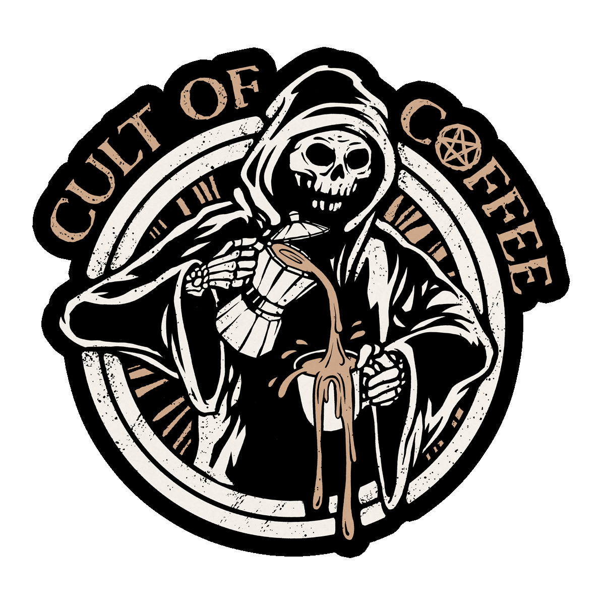Cult of Coffee Sticker