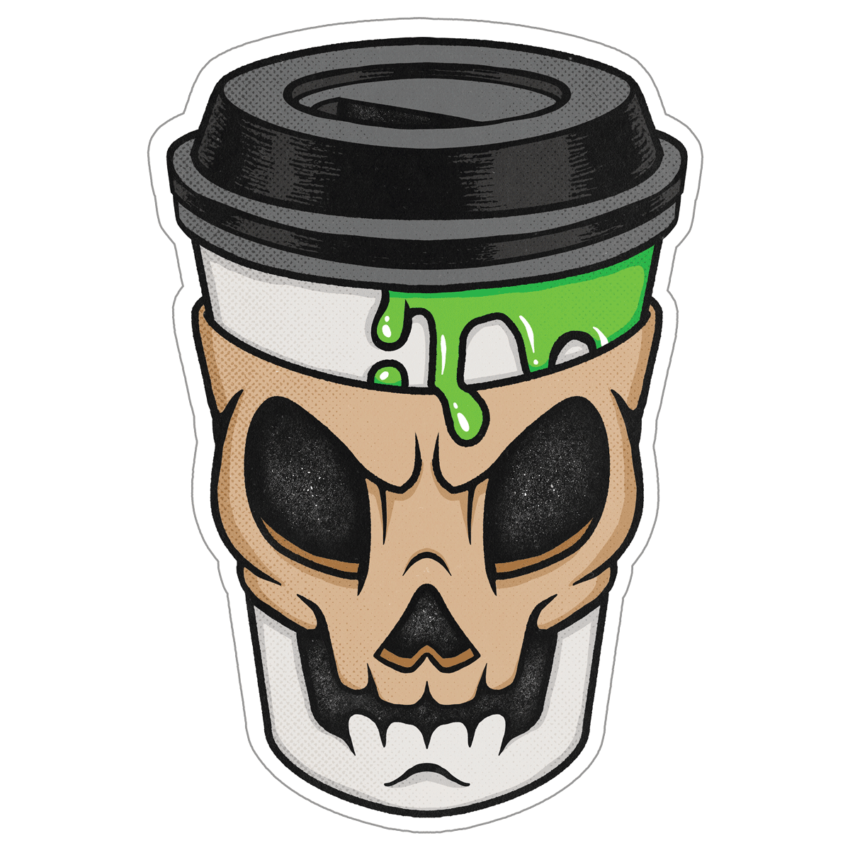Dhai Latte Sticker