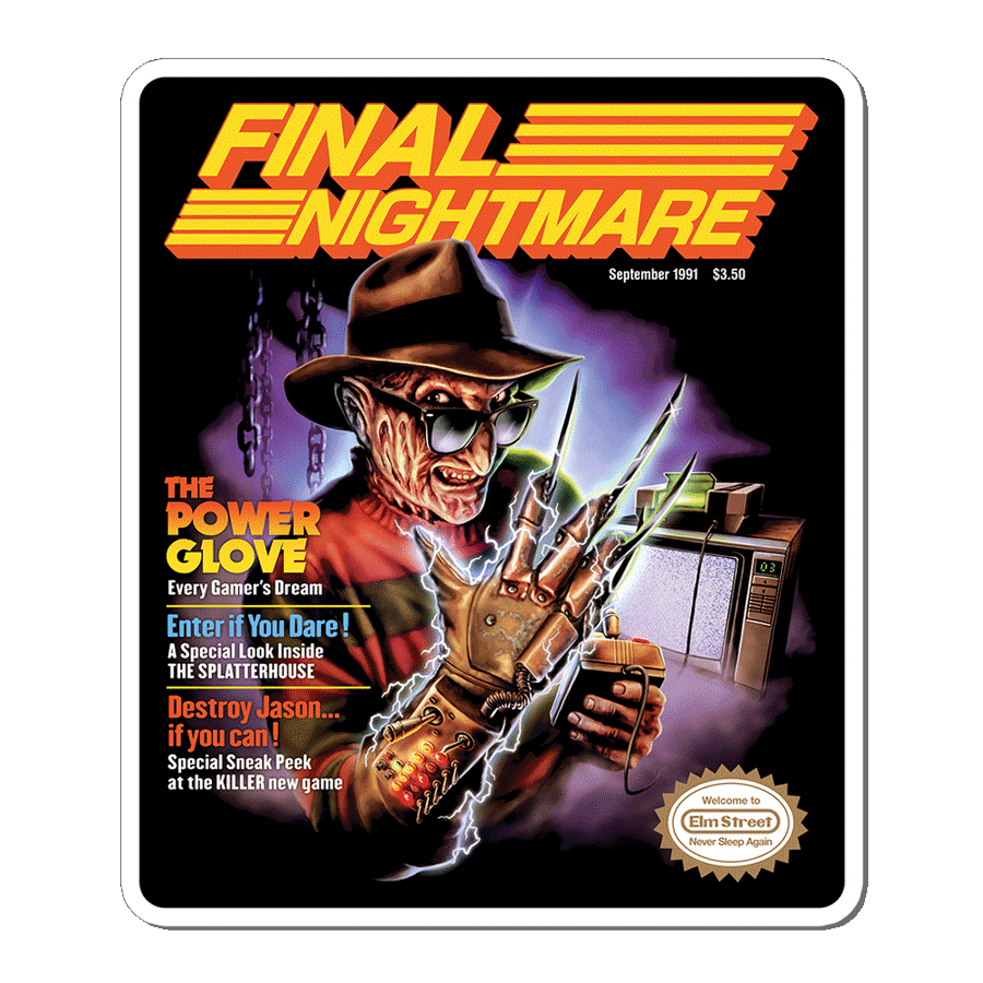 Final Nightmare Fridge Magnet