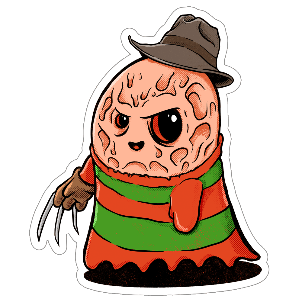 Freddy Ghost Sticker