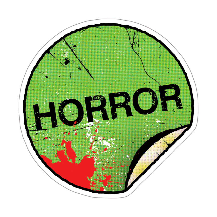 Horror VHS Sticker