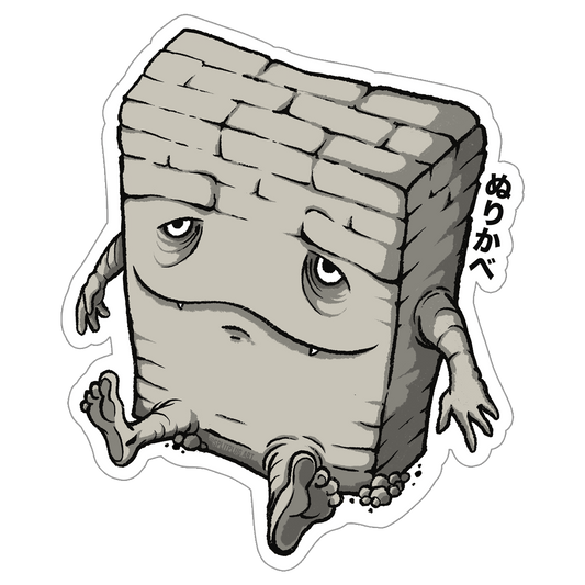Nurikabe "Mr. Wall" Yokai Sticker