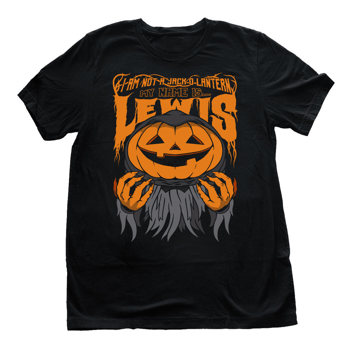 My Name is Lewis - Black T-Shirt
