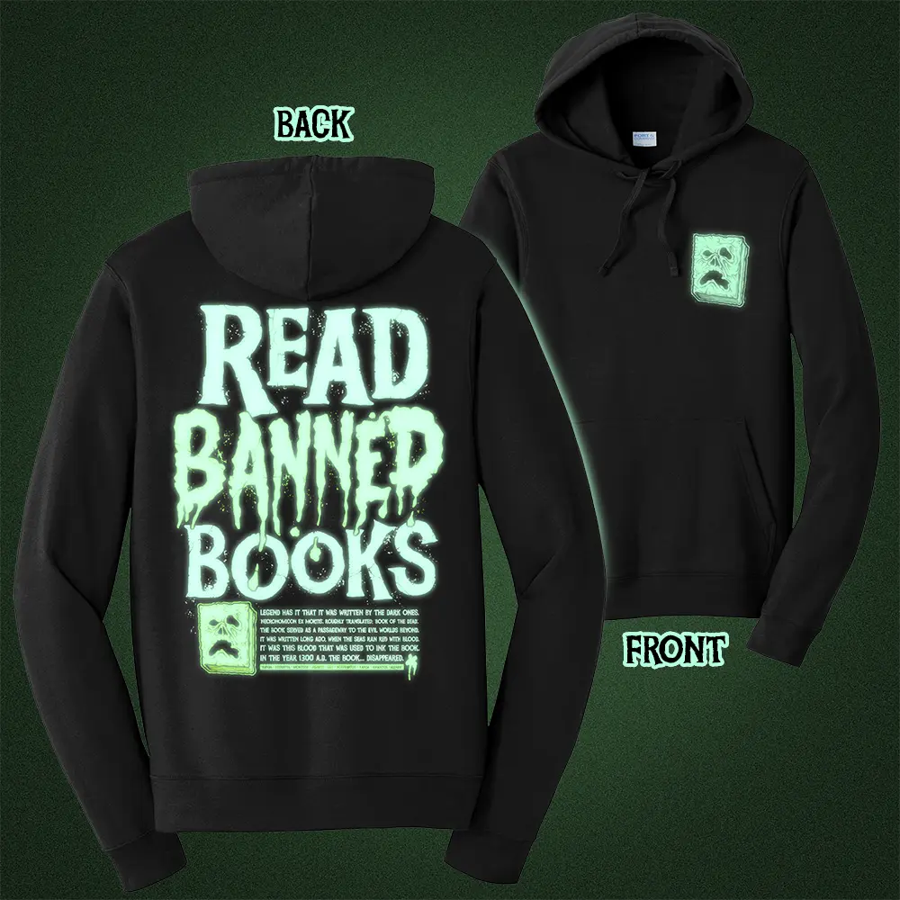 Read Banned Books Glow-in-the-Dark Necronomicon Hoodie