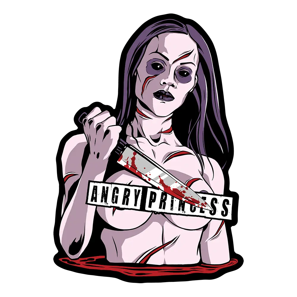 Angry Princess Sticker