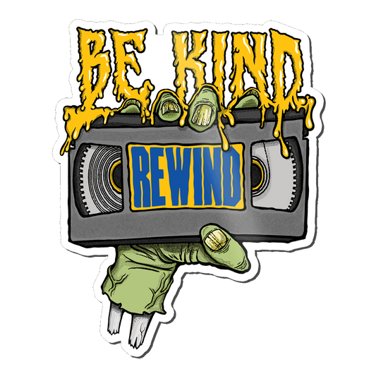 Be Kind, Rewind Fridge Magnet