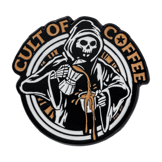 Cult of Coffee Enamel Pin