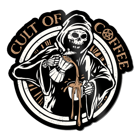 Cult of Coffee Fridge Magnet