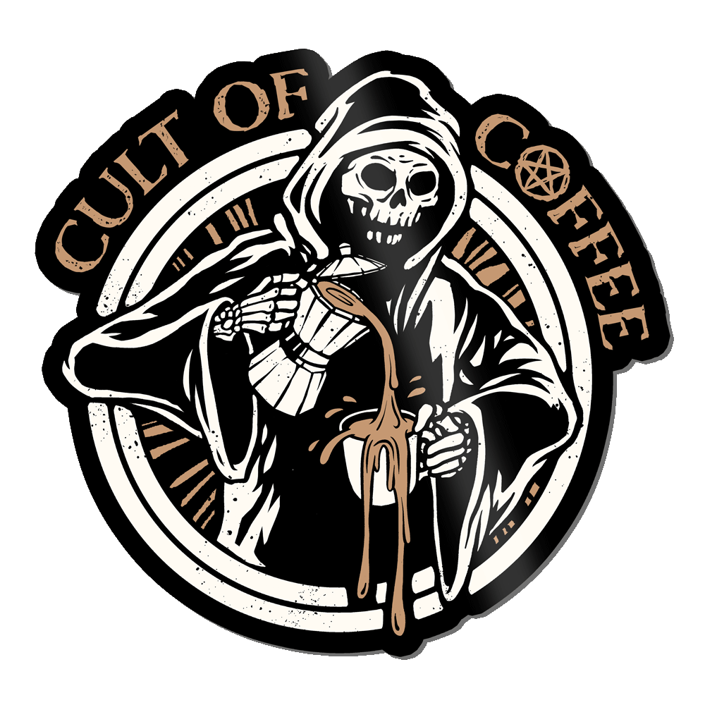 Cult of Coffee Fridge Magnet