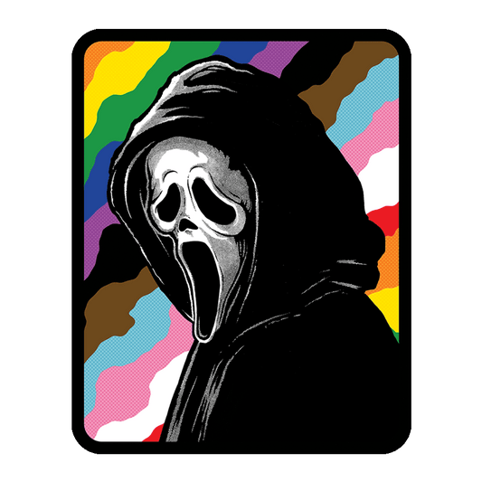 Movies Don't Create Psychos Pride Sticker