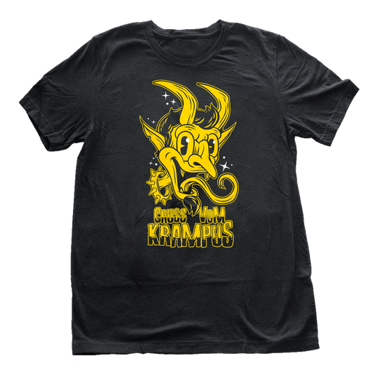 Gruss Vom Krampus 2024 Yellow Gold Variant  T-shirt