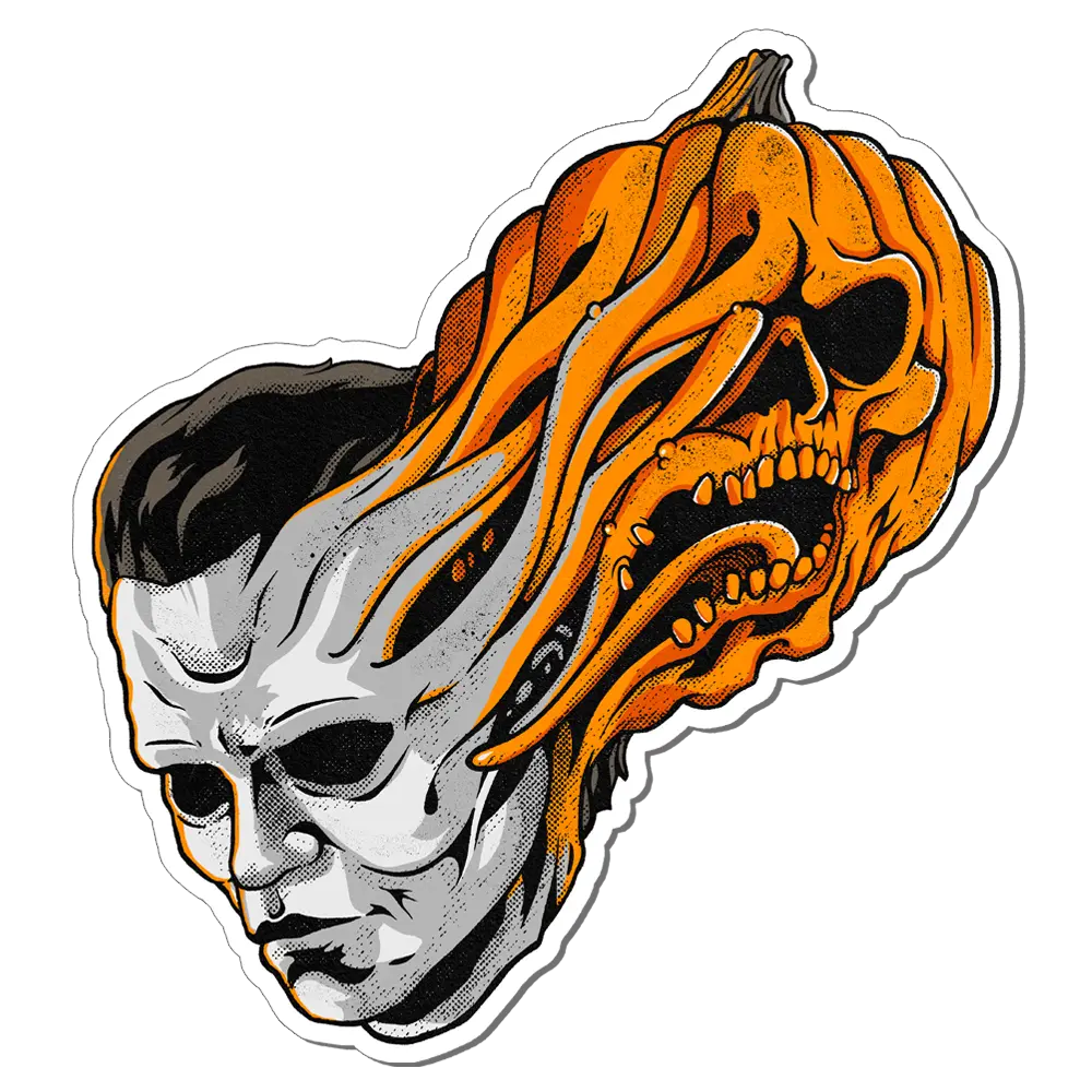 Halloween Split-faced Magnet