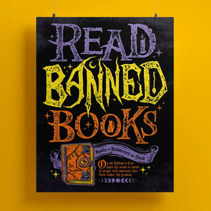 Read Banned Books Hokus Pokus 11"x14" Print