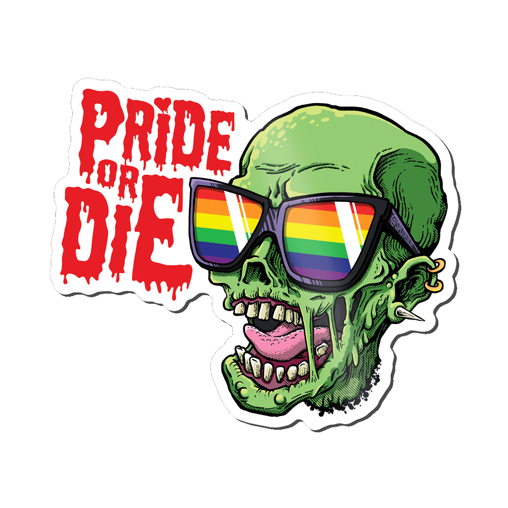LGBT Pride or Die Fridge Magnet