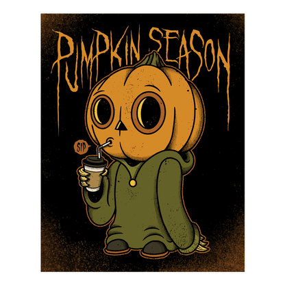 Lil' Pumpkin Person 11"x14" Print