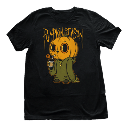 Lil Pumpkin Person - Black T-Shirt