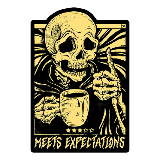 Meets Expectations Sticker