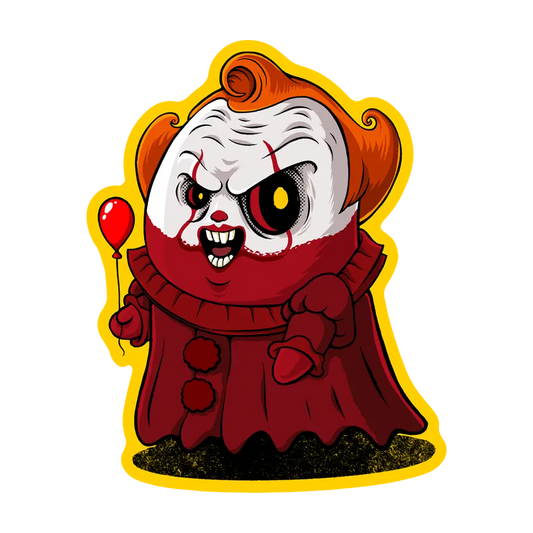 Blood Dipped Pennywise Ghost Sticker