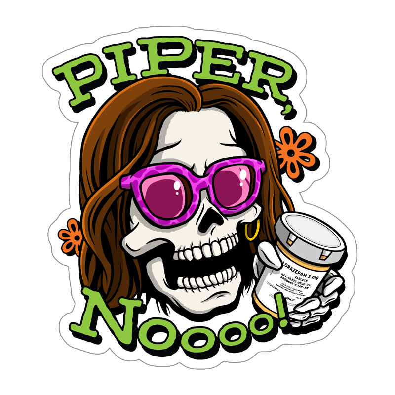 Piper, Nooooo! Sticker – Splitplug Art