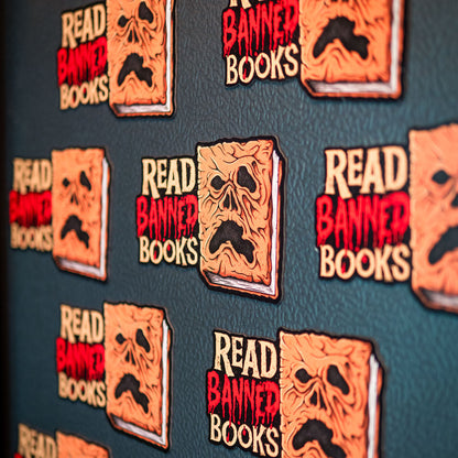 Read Banned Books Fridge Magnet