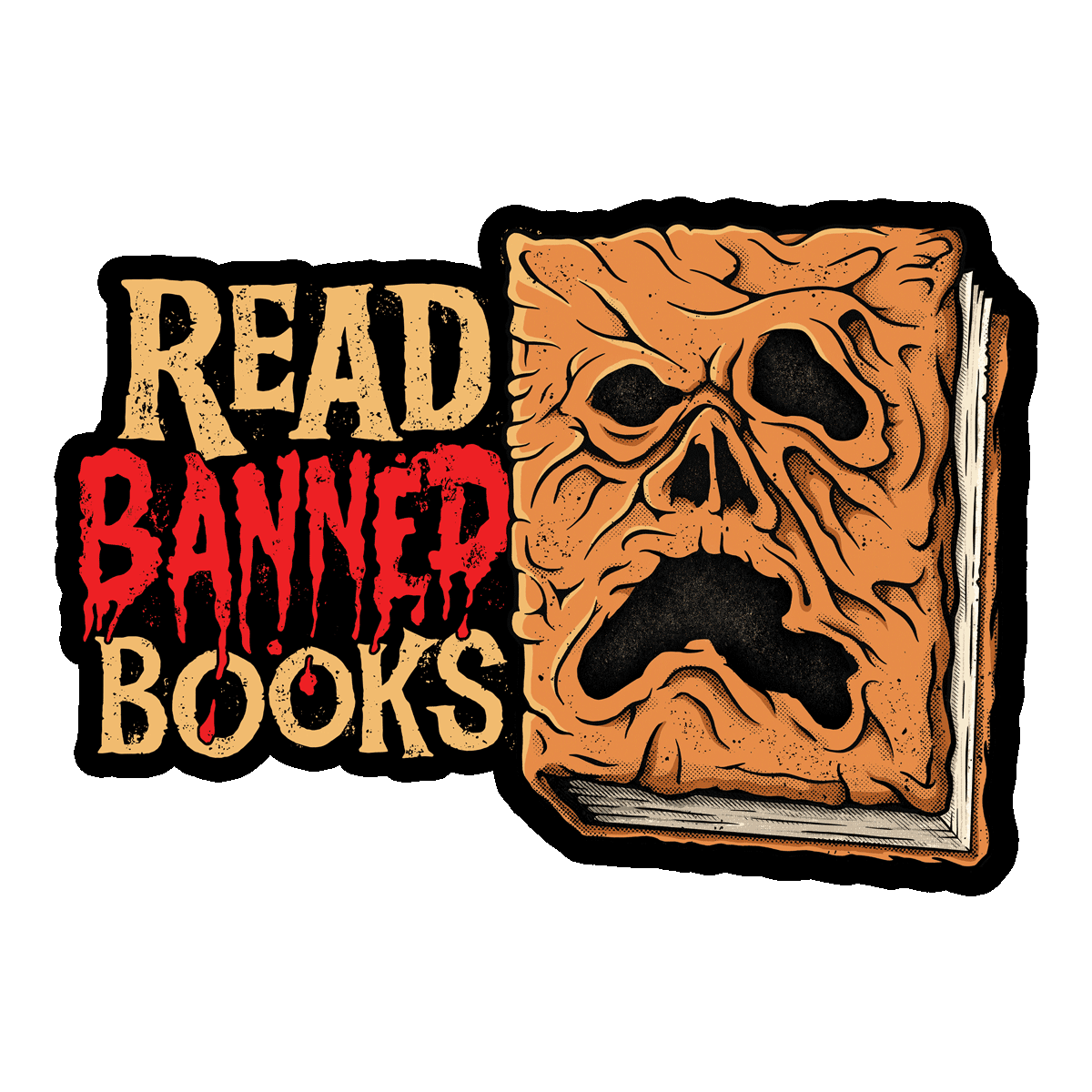 Necromonicon Read Banned Books Sticker