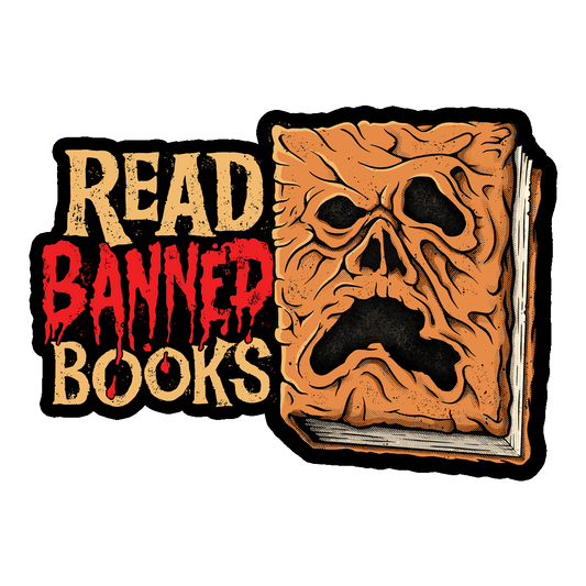 Necromonicon Read Banned Books Sticker