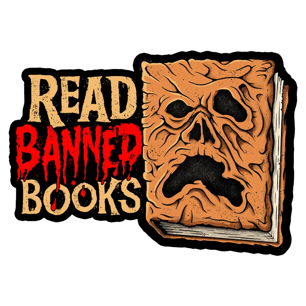 Necronomicon Read Banned Books Sticker