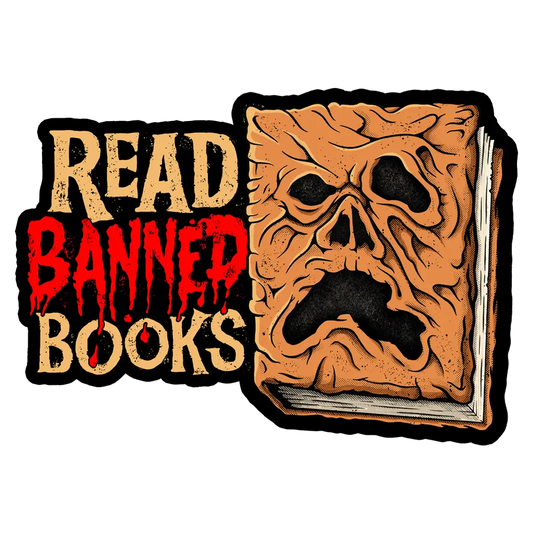 Necronomicon Read Banned Books Sticker
