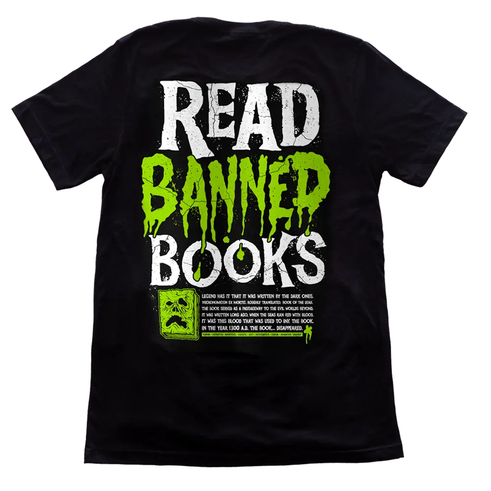Read Banned Books Glow-in-the-Dark Necronomicon T-Shirt