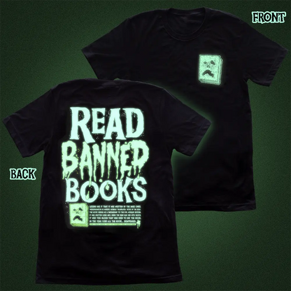 Read Banned Books Glow-in-the-Dark Necronomicon T-Shirt