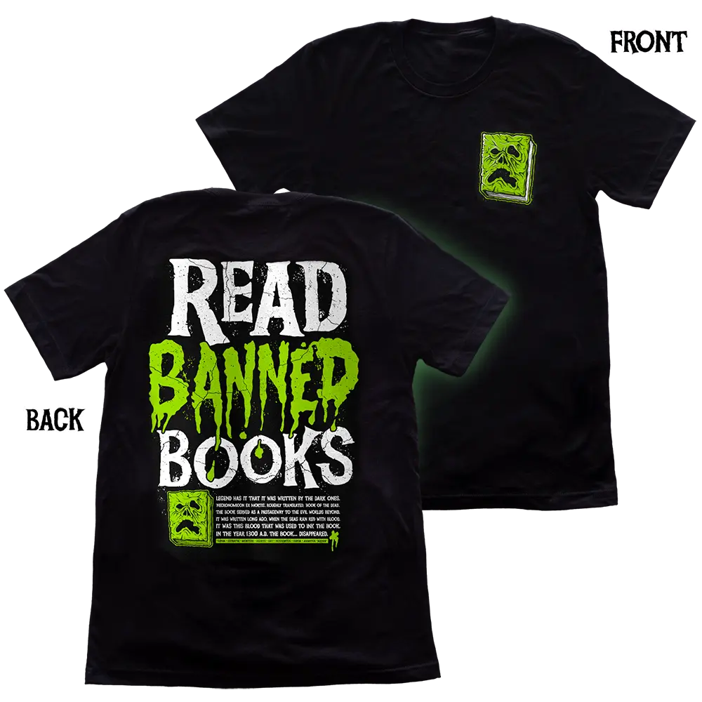 Read Banned Books Glow-in-the-Dark Necronomicon T-Shirt