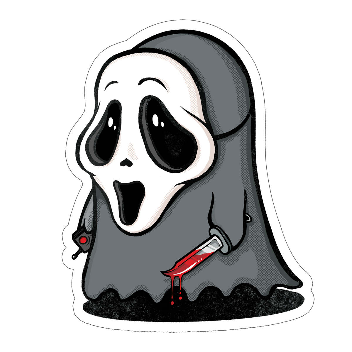 Ghostface Ghost Sticker