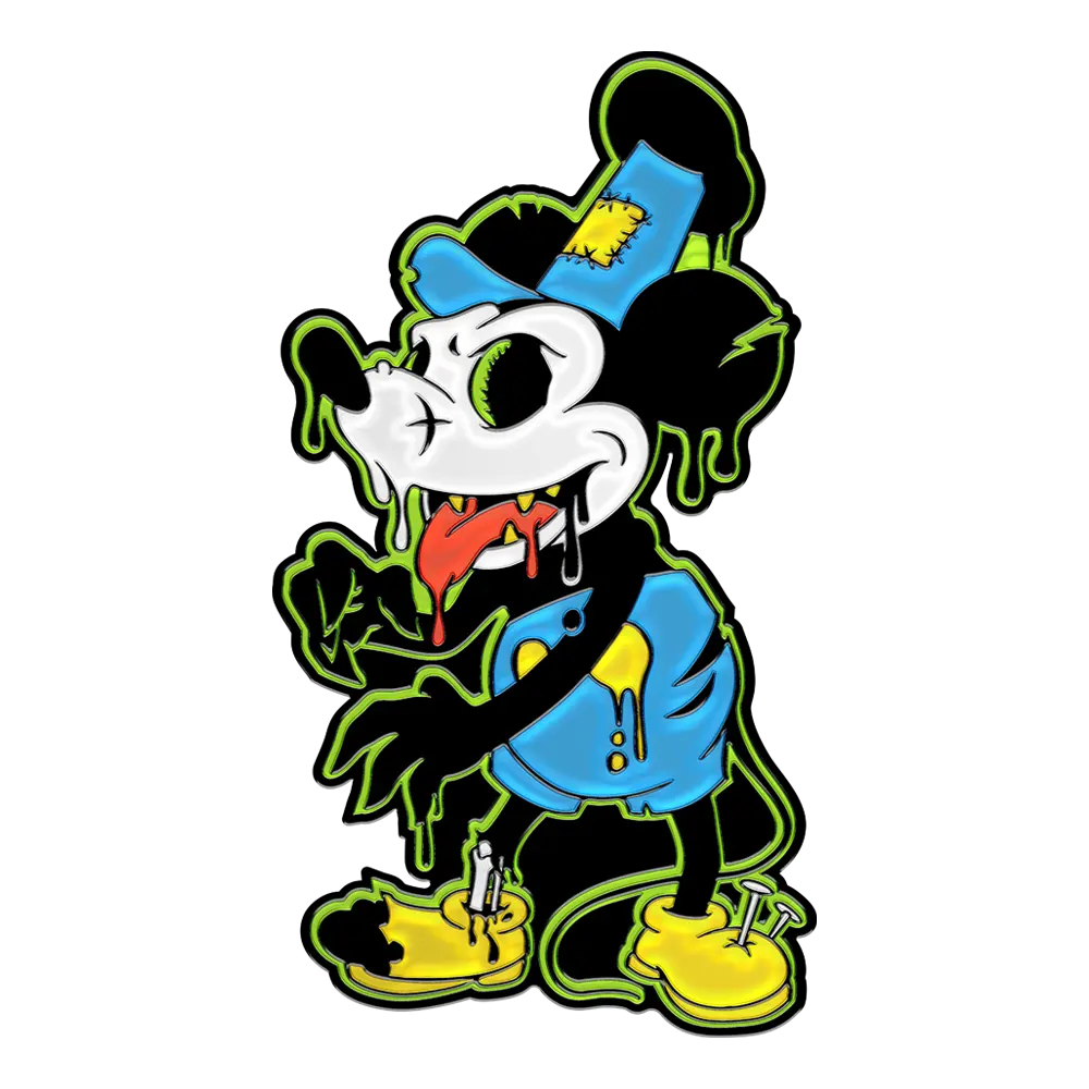 Wet Willie Glow-in-the-Dark Full Color Enamel Pin