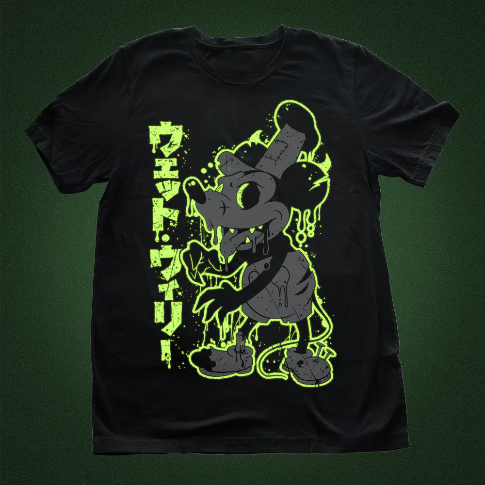 Wet Willie Blacklight Glow-in-the-Dark T-Shirt