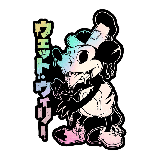 Wet Willie Japanese Holographic Variant Sticker