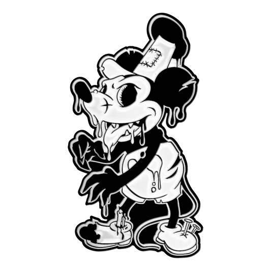 Wet Willie Glow-in-the-Dark White Enamel Pin