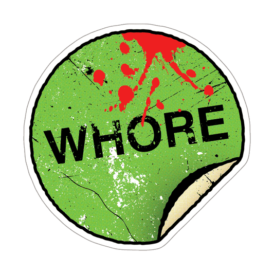 Whore VHS Sticker